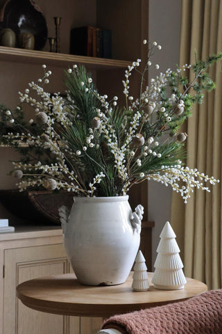 Timeless Winter Arrangements with Faux Florals