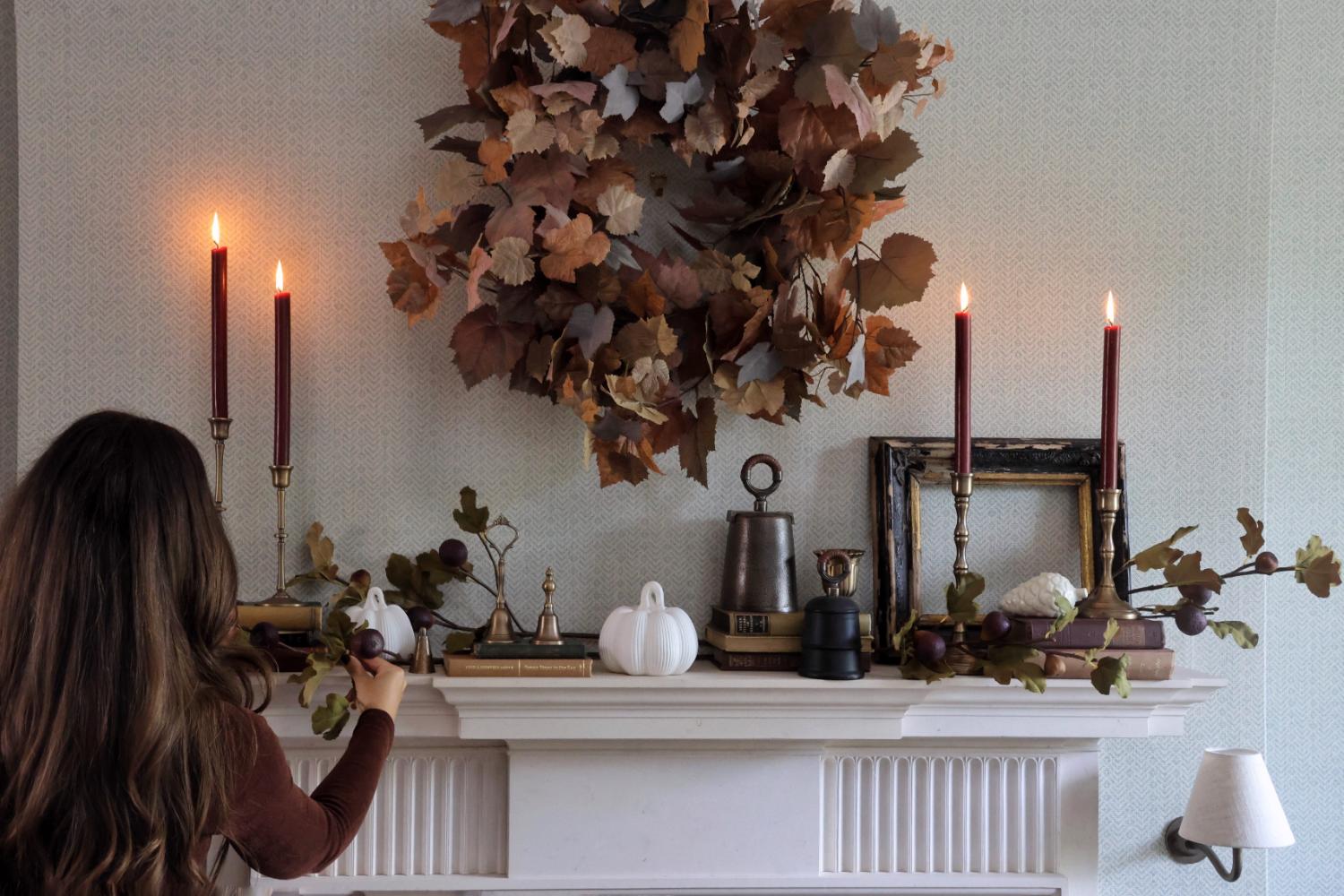 How to style your fireplace for autumn