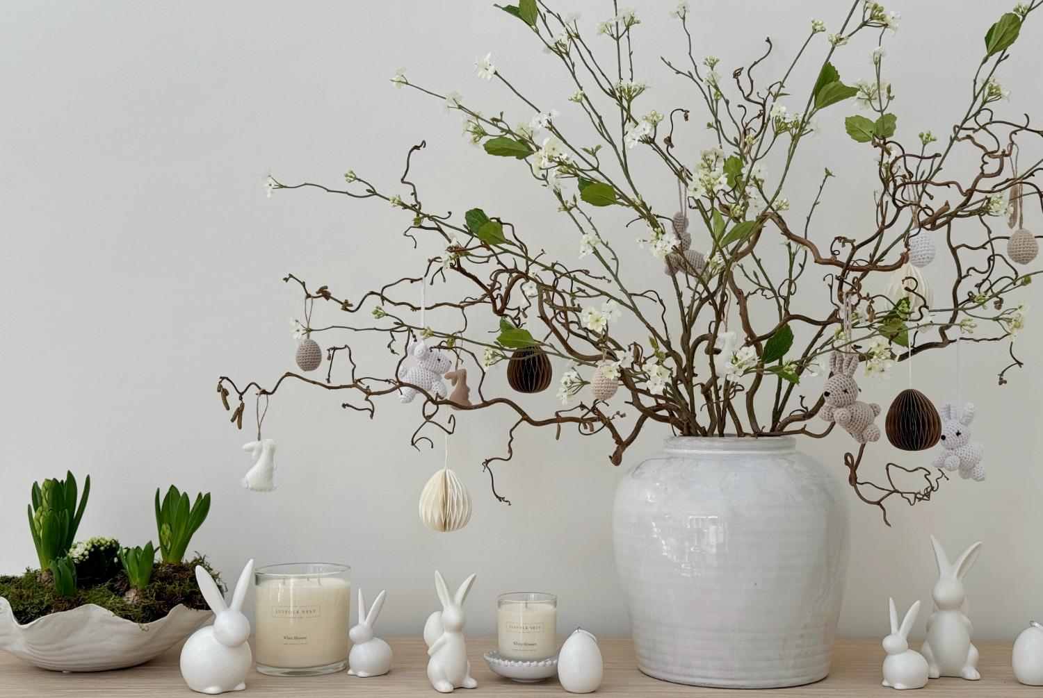 Build an Easter tree with me: a stunning artificial floral arrangement for Easter