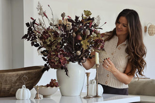 Why faux flowers are the secret to effortless autumn styling