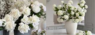 How to style faux flowers for a minimalist look