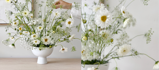 How to create a footed bowl arrangement: a step-by-step guide