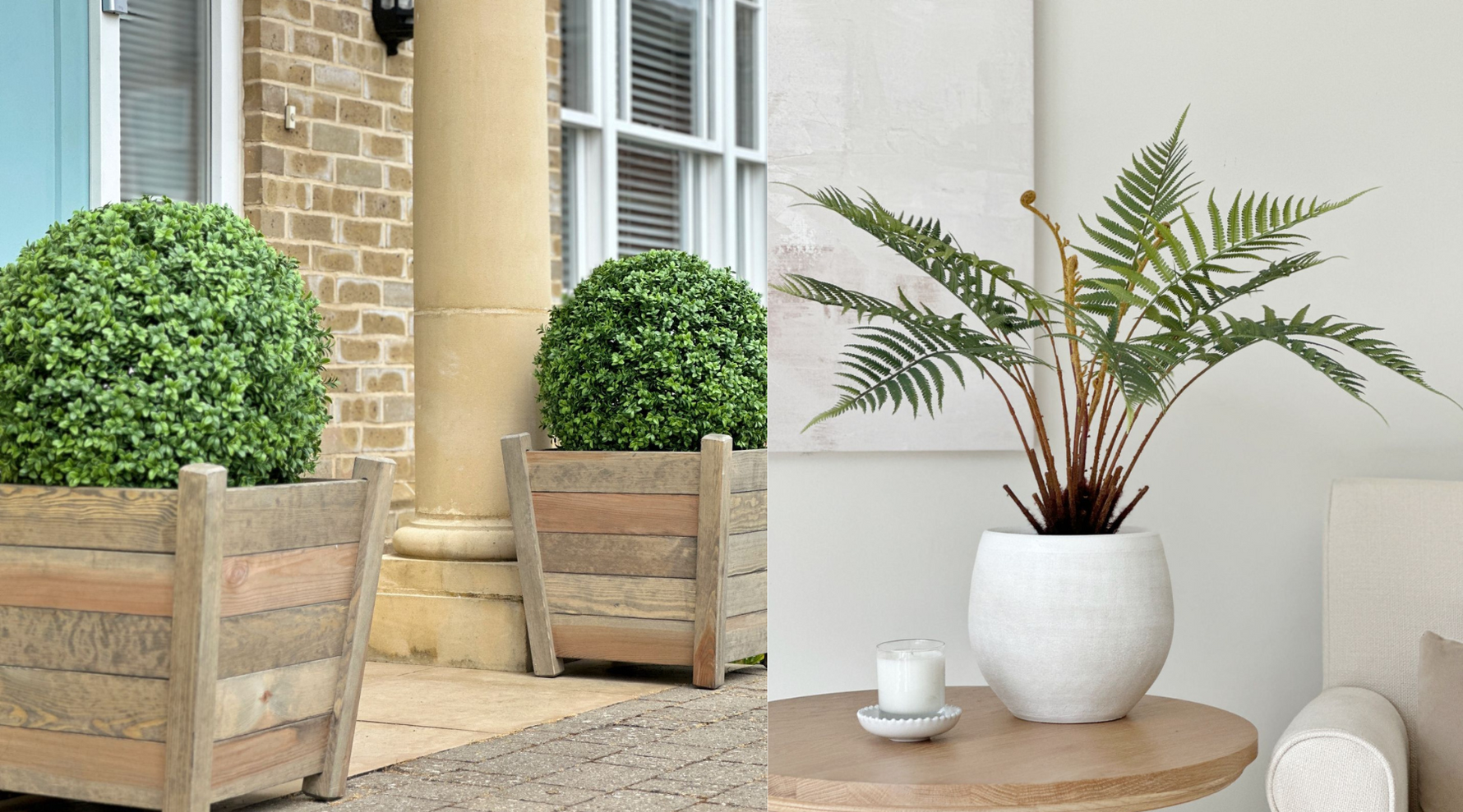 Staging your home to sell: How to use faux flowers