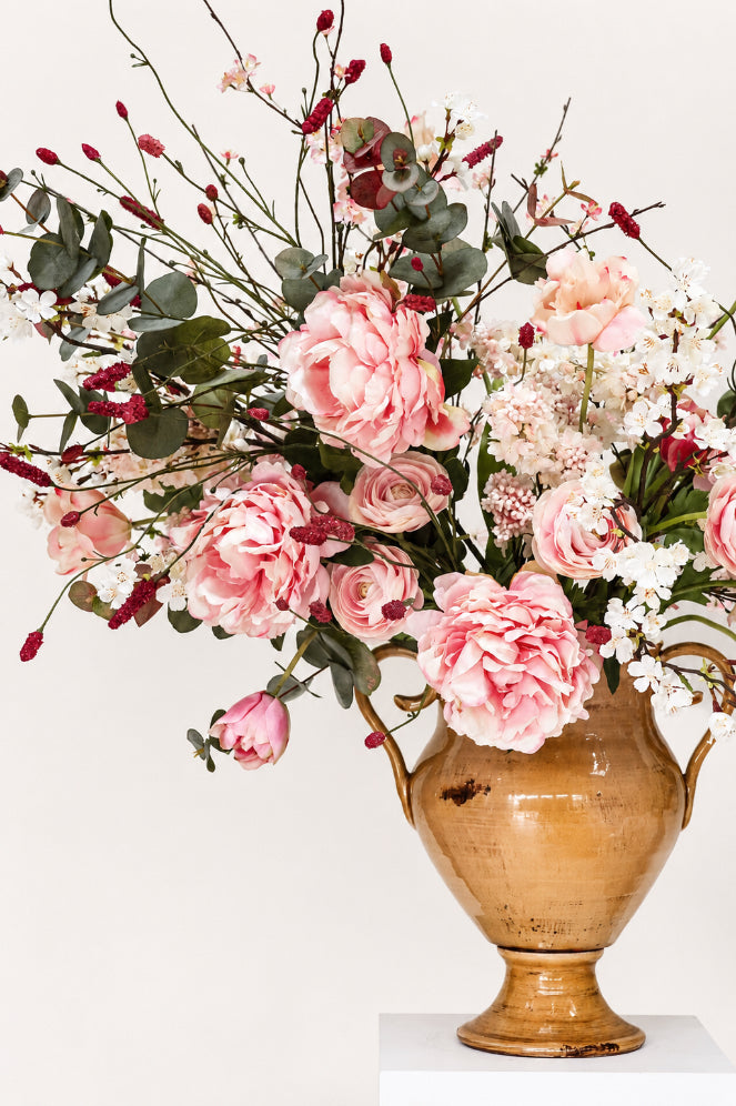 Ultimate Faux Peony & Blossom Arrangement