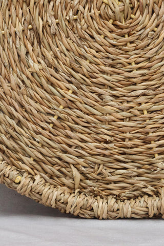 SECONDS Seagrass Round Tray