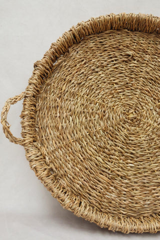 SECONDS Seagrass Round Tray