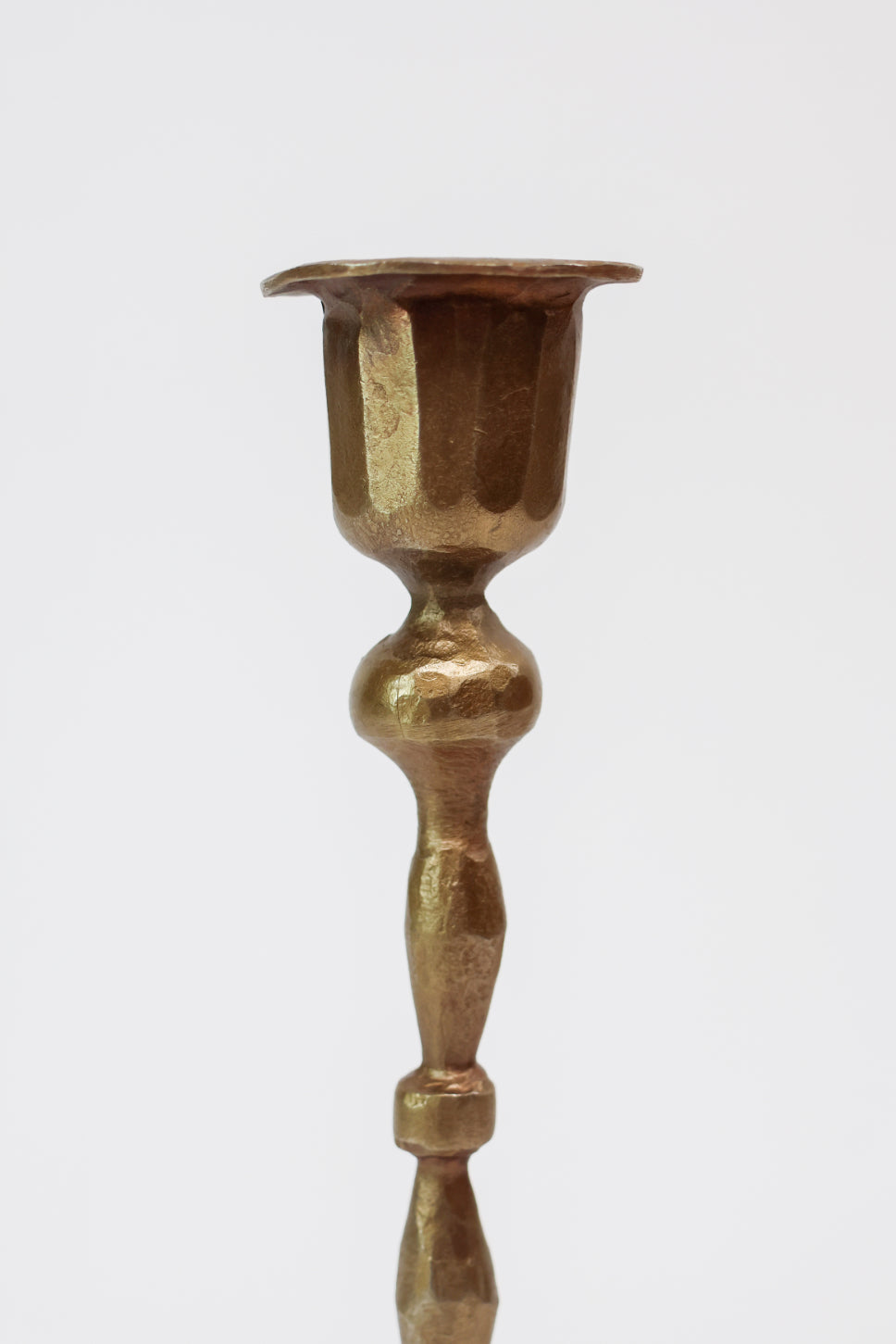 SAMPLE Brass Hammered Candlesticks