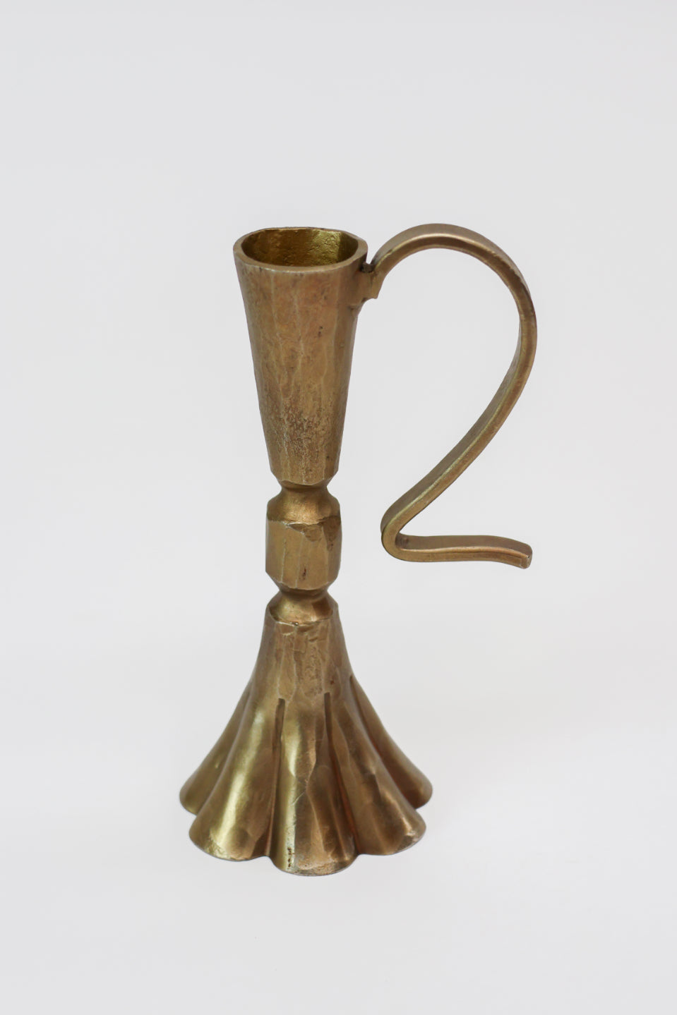 SAMPLE Brass Candlestick with Handle