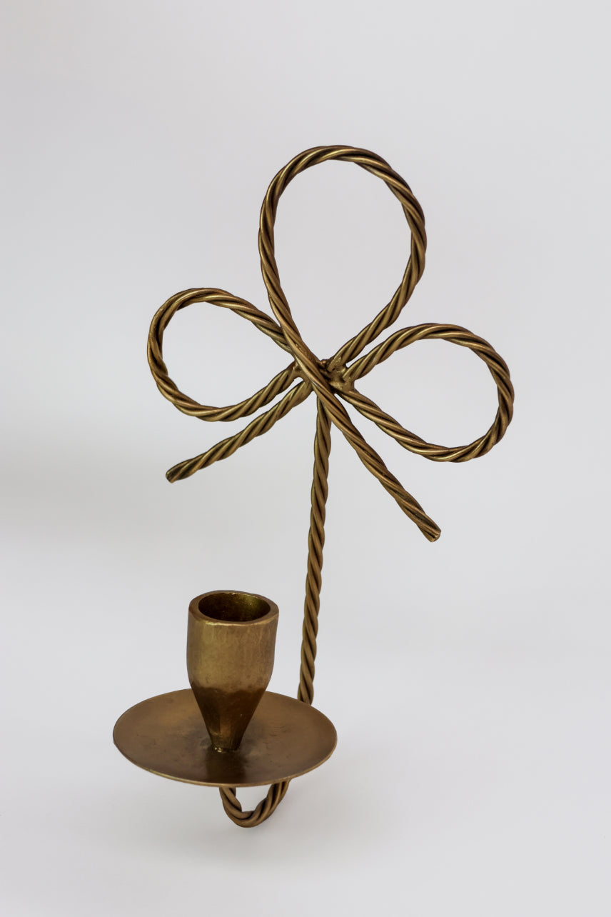 SAMPLE Brass Sconce Candleholder
