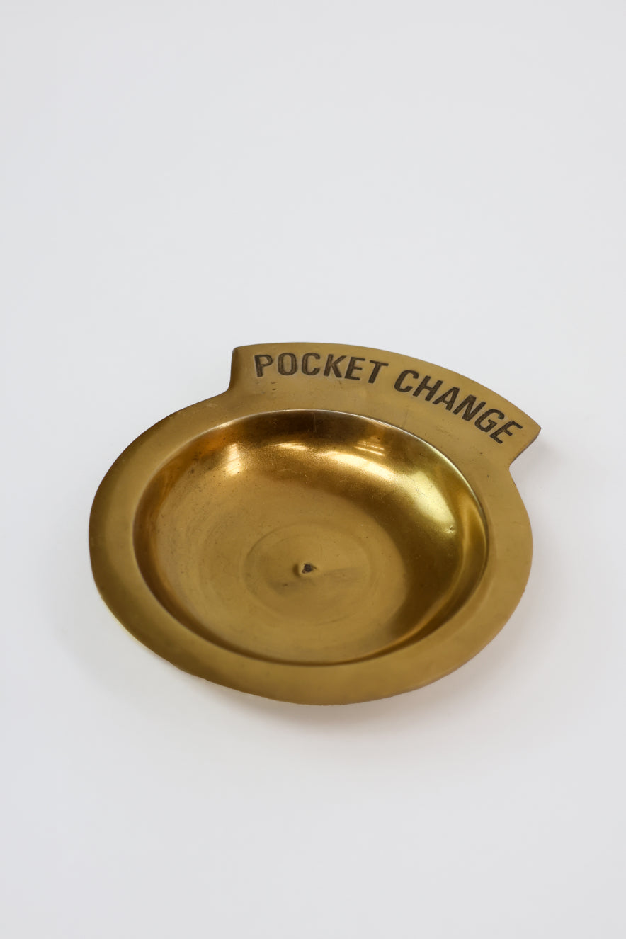 SAMPLE Brass Pocket Change Dish
