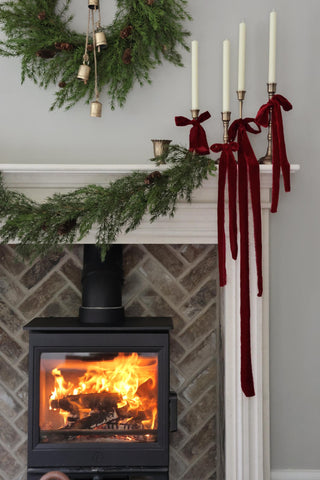 Velvet Ribbon - Crimson Red - 3m