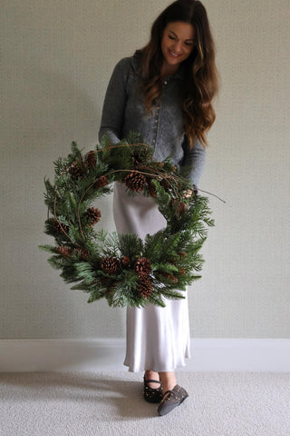 Faux Woodland Wreath