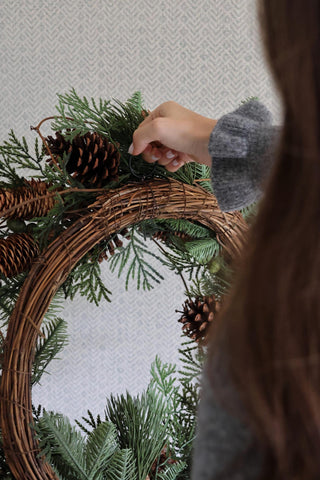Faux Woodland Wreath