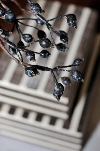 Faux Blue Berry Branch