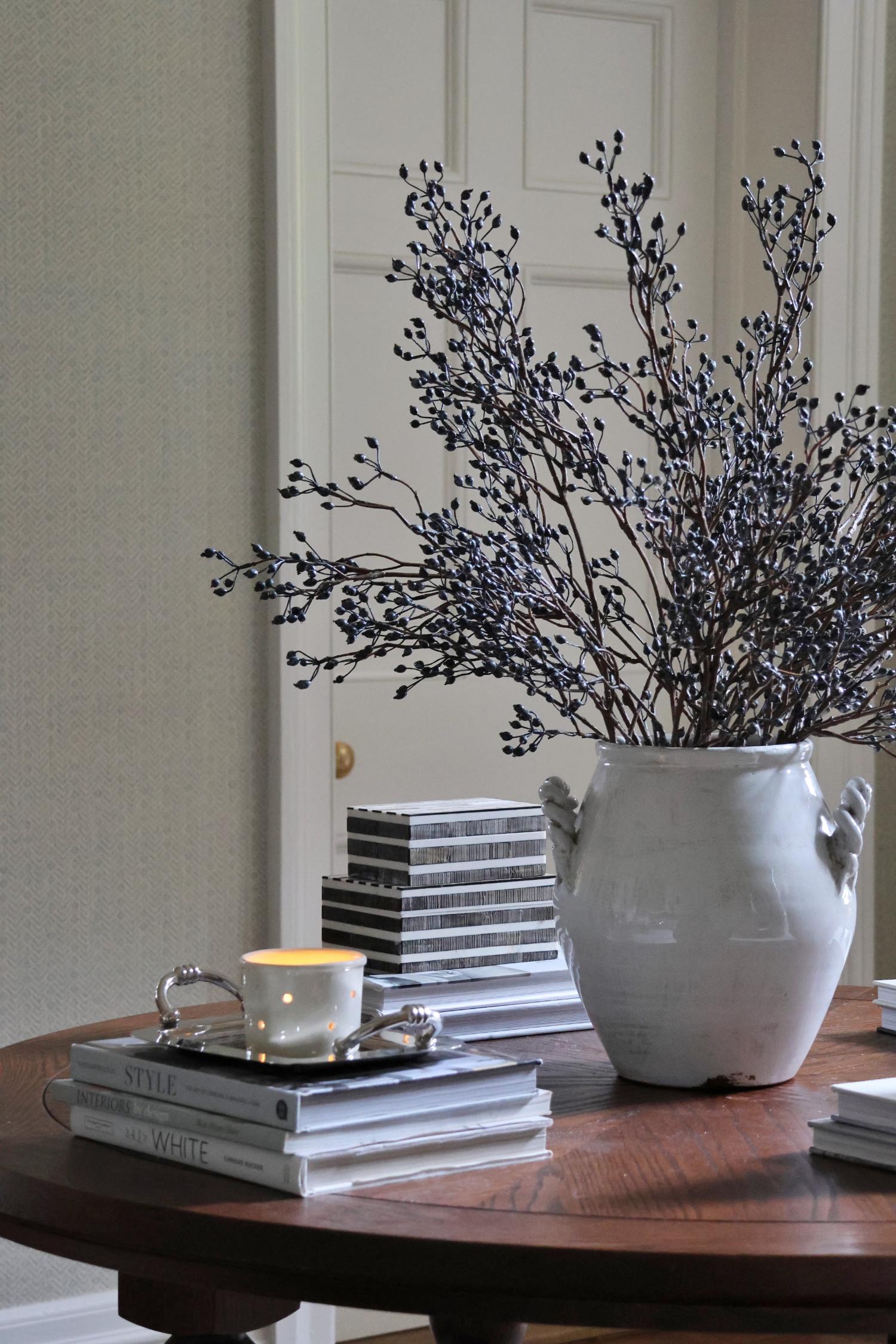 Faux Blue Berry Branch