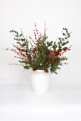 Faux Red Berry Arrangement Deluxe