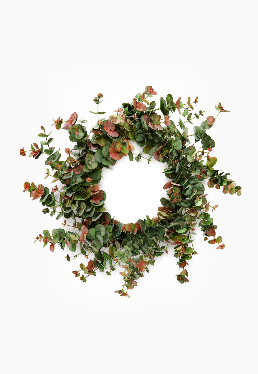 Faux Blush Eucalytpus Wreath
