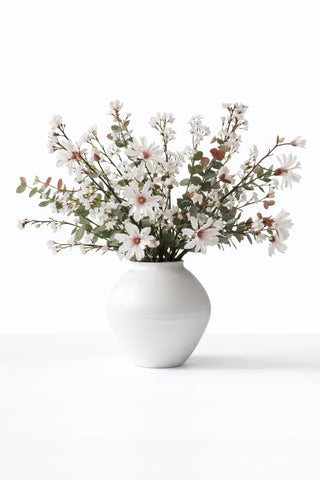 Faux Blush Magnolia & Blossom Arrangement