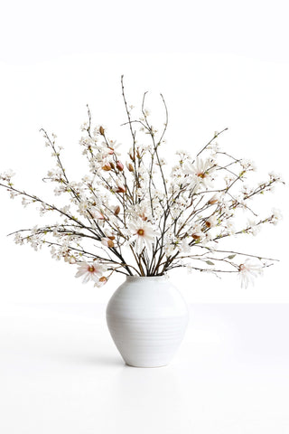 Faux Blush Spring Blossom Arrangement