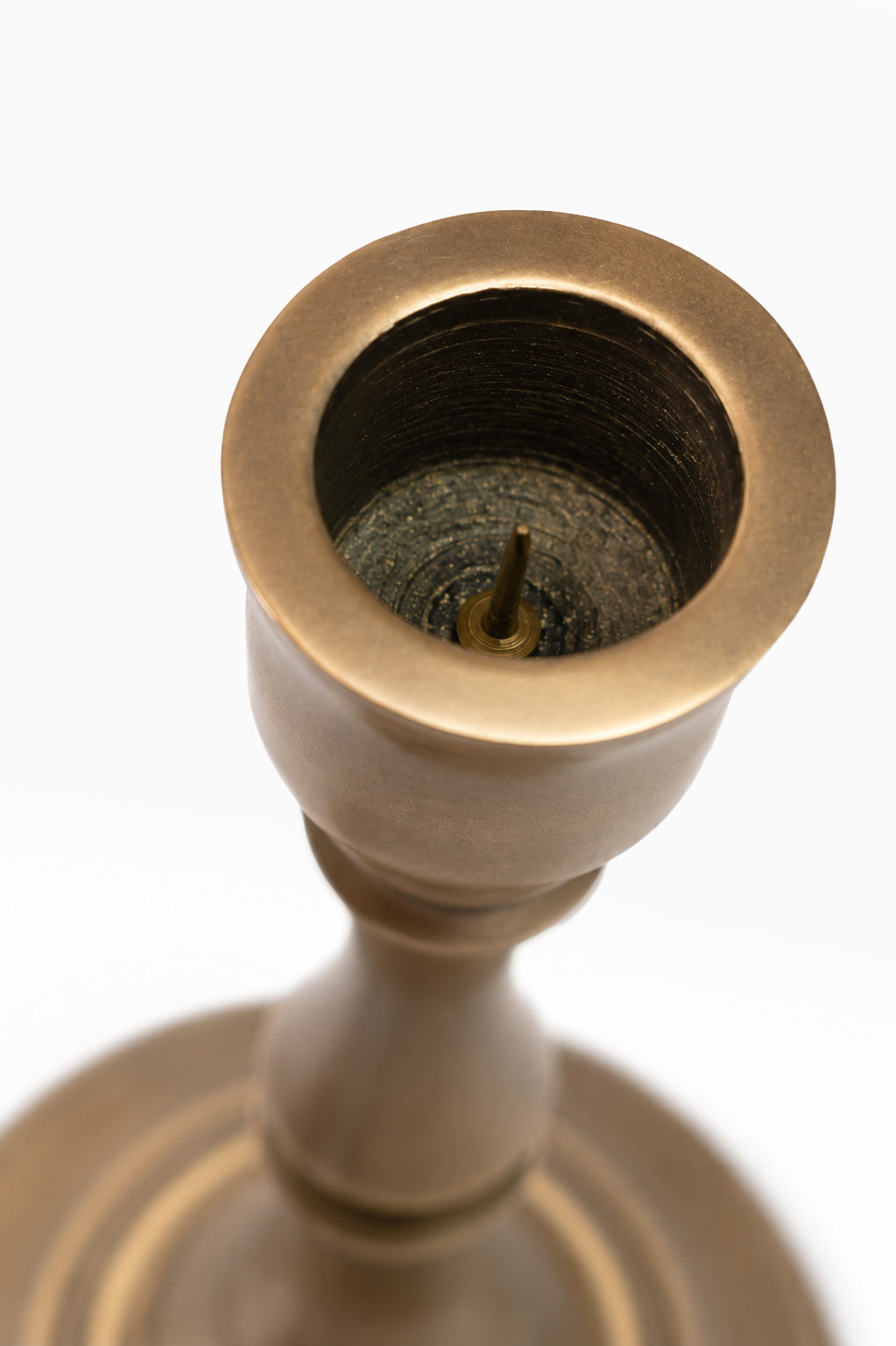 Buxhall Antique Brass Candlestick (Set of 2