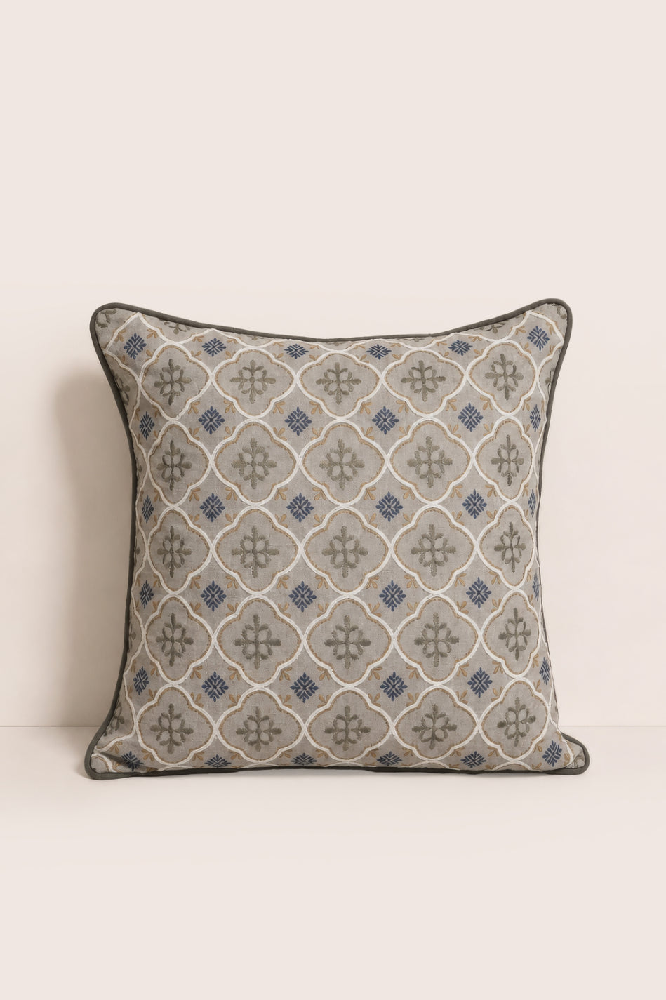 Lattice Stitch Cushion Cover - Orchard 50 x 50cm