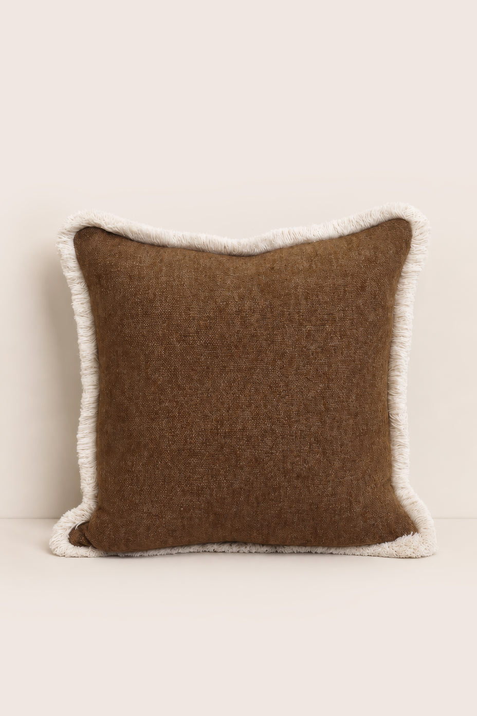 Weave Fringe Cushion Cover - Thatch 50 x 50cm