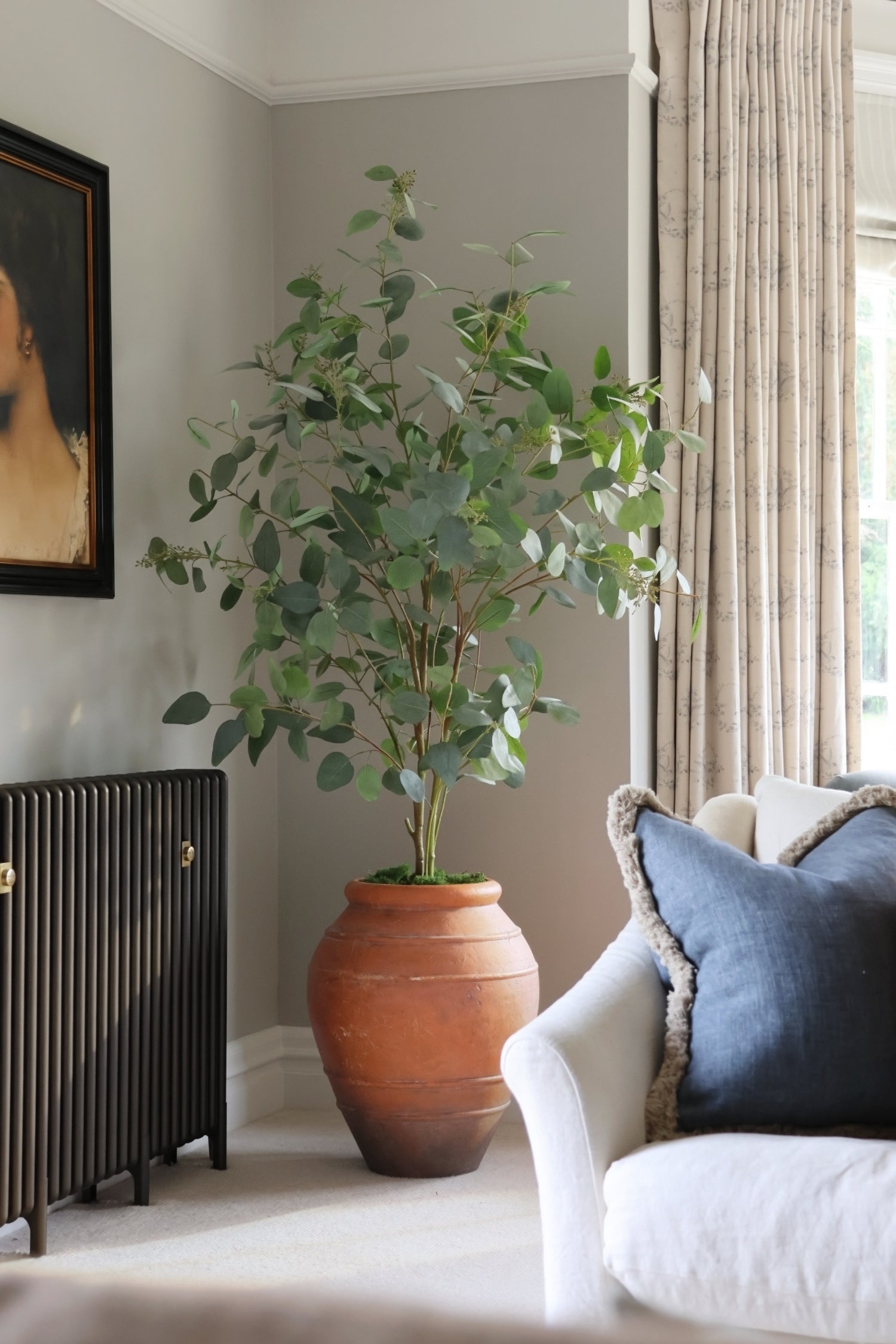 Faux Seeded Eucalyptus Tree - 170cm