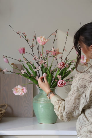 Faux Spring Haze Arrangement