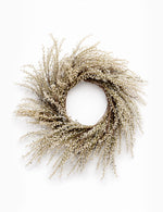 Artificial Faux White Willow Wreath