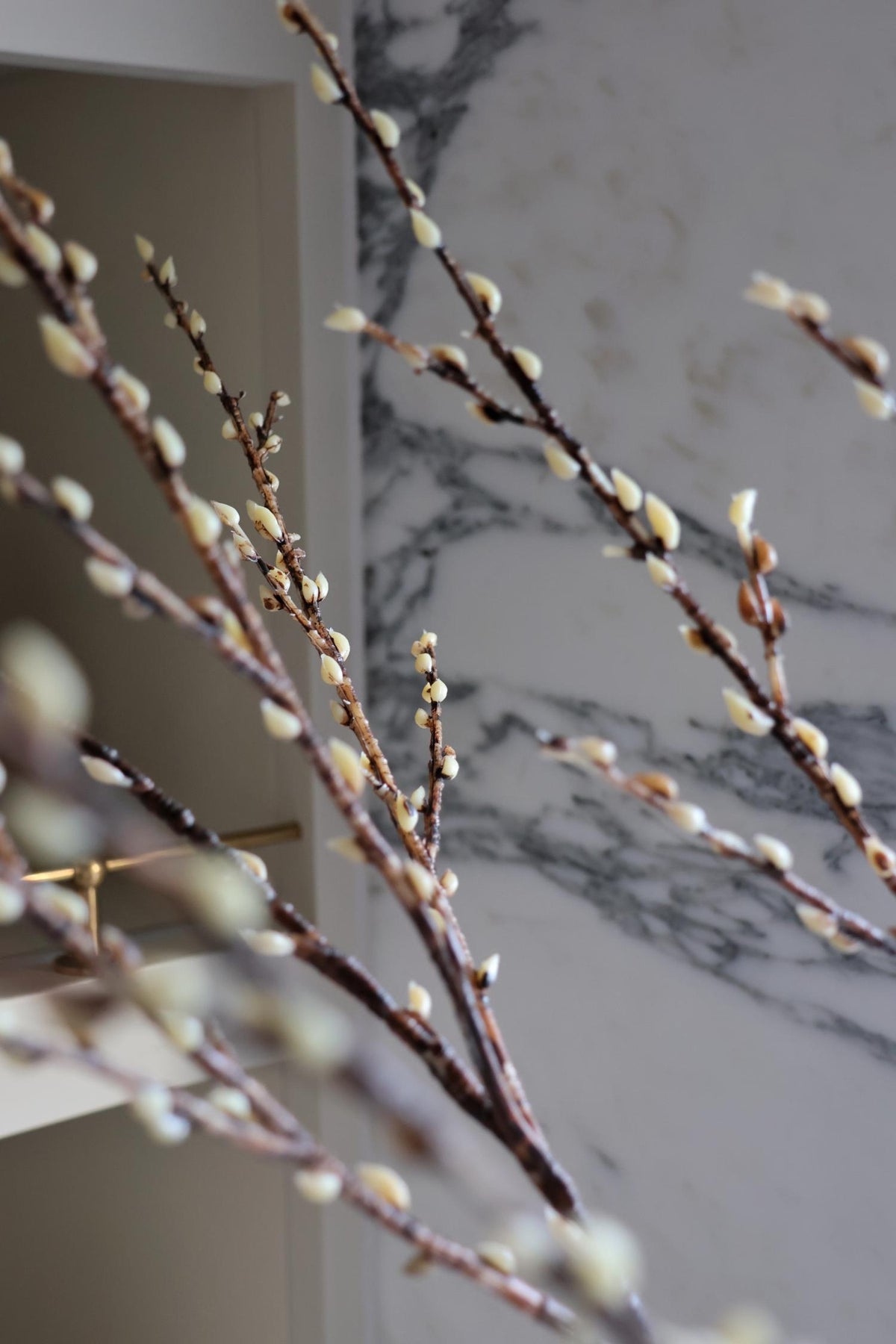 Faux willow spray