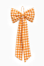 Gingham Bow - Yellow