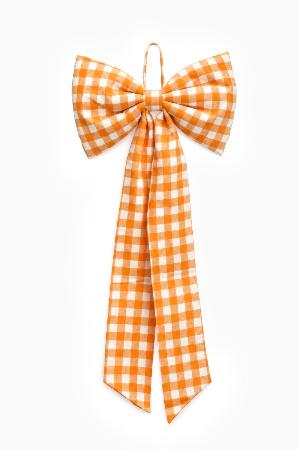 Gingham Bow - Yellow