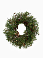 Artificial Christmas Grand Estate Wreath on white