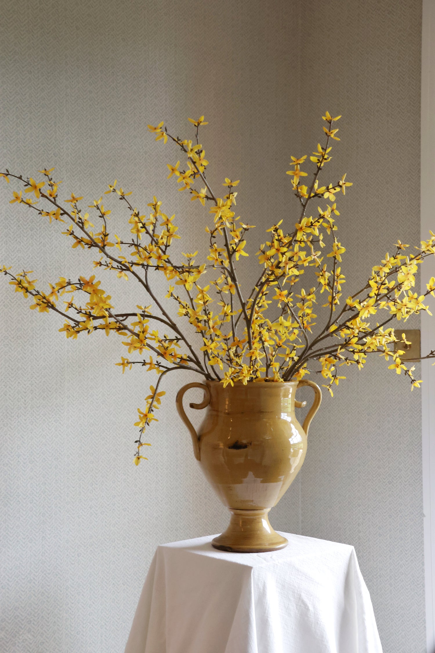 Faux Forsythia Branch
