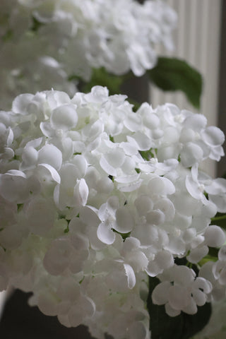 Faux White Hydrangea