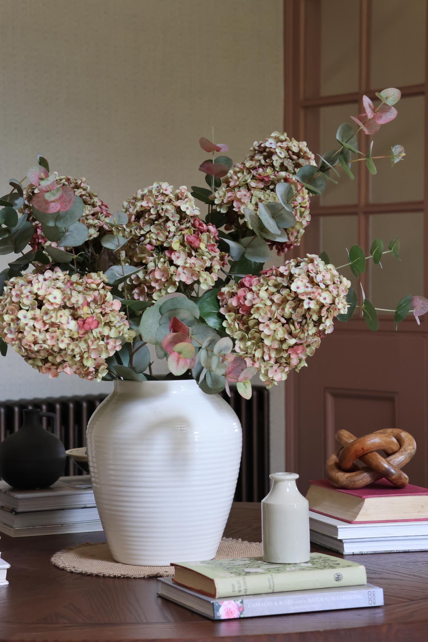 Faux Mauve Cone Hydrangea
