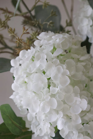 Faux White Hydrangea