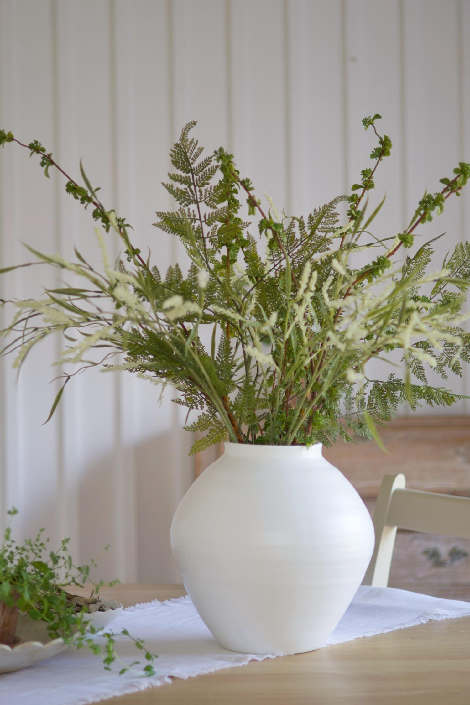 Faux Summer Foliage Arrangement