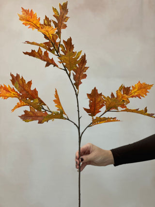 Faux Oak Leaf Branch