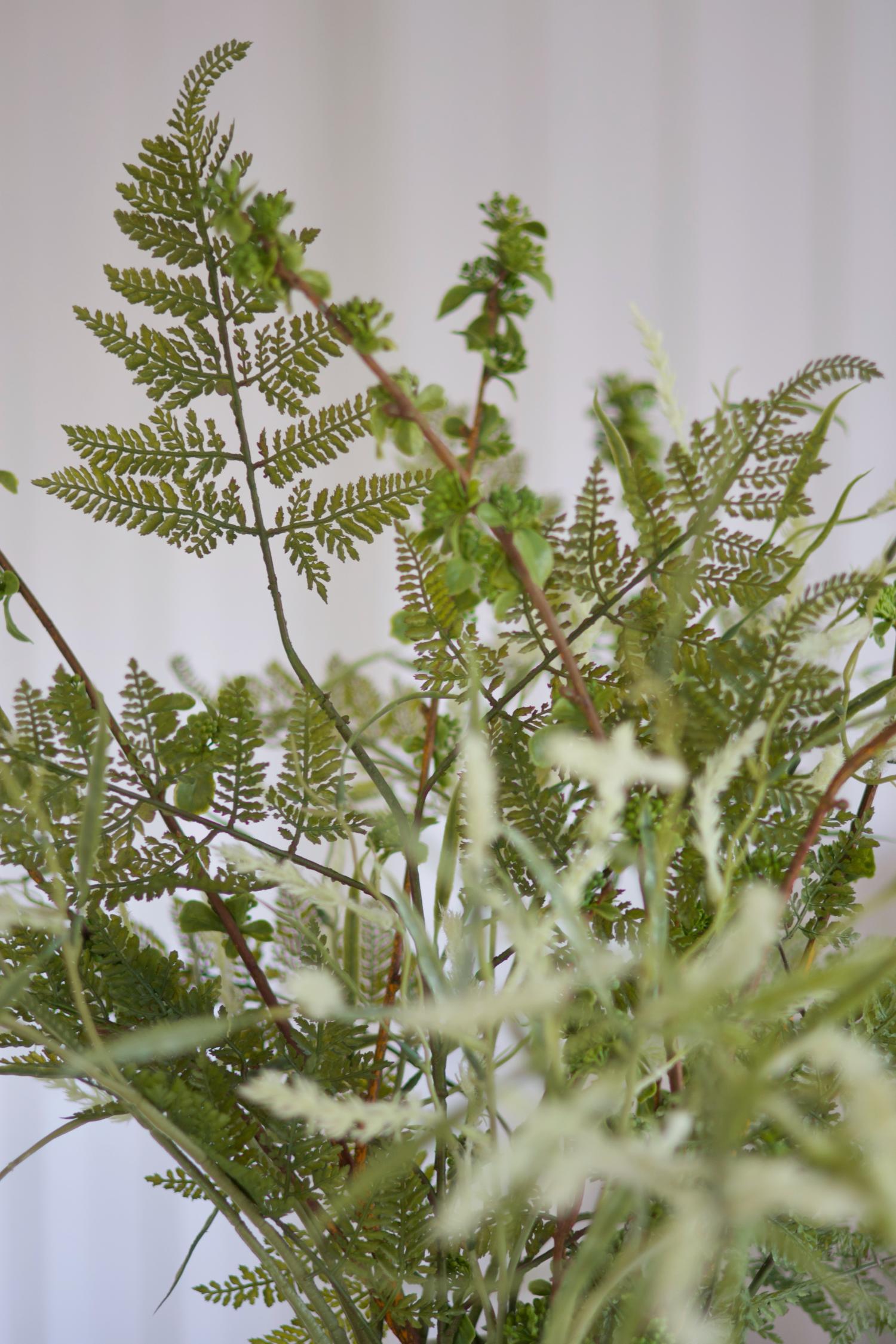 Faux Summer Foliage Arrangement