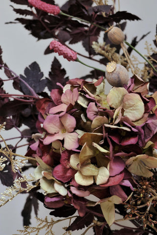 Faux Mulberry Equinox Arrangement