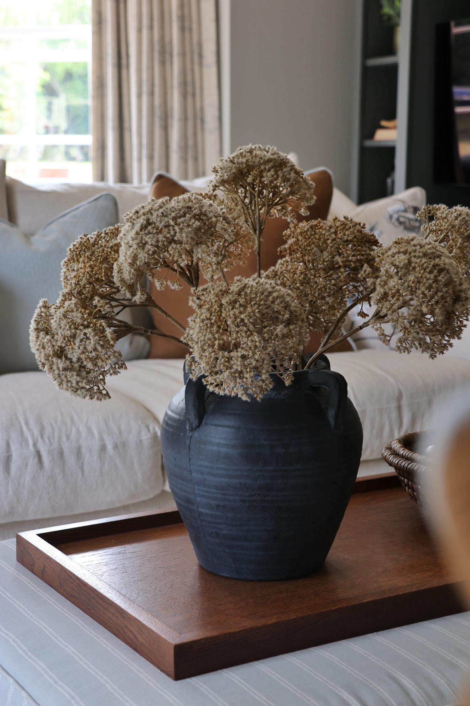Faux Dried Achillea - Beige