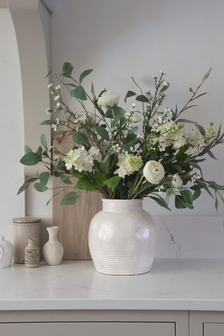 Faux Gathered Meadow Arrangement