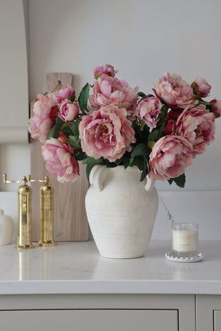 The Blush Peony & Vase Gift Bundle