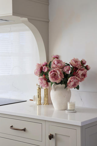 The Blush Peony & Vase Gift Bundle