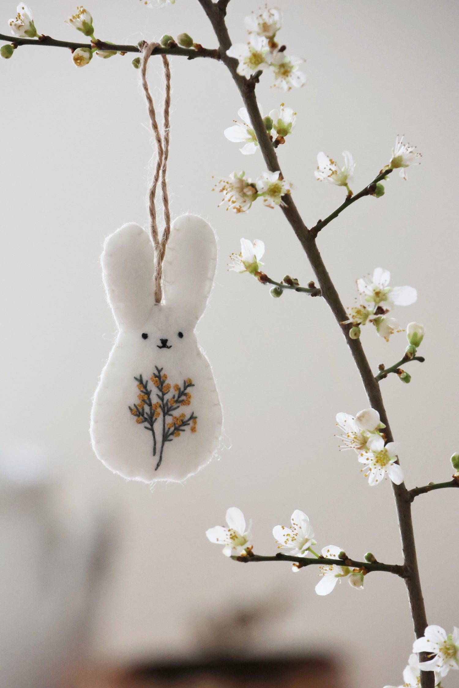 Felt Easter Bunnies - Set of 2