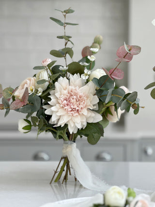 Faux Bridesmaid Bouquet - Blush Pink
