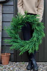 Faux Cypress Wreath - 70cm