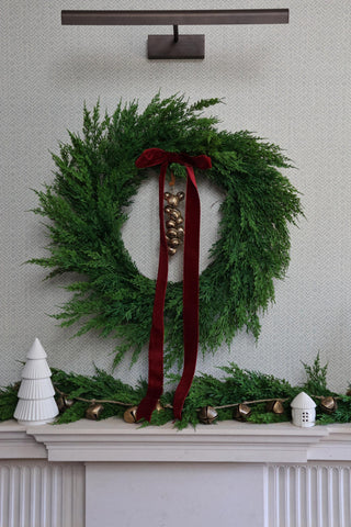 Faux Cypress Wreath - 70cm