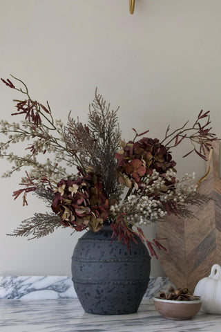 Faux Autumn Embers Arrangement - Premium